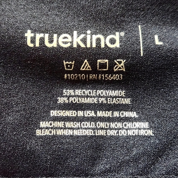 Truekind Daily Comfort Wireless Shaper Bra Black Size Large NWT - Picture 2 of 6